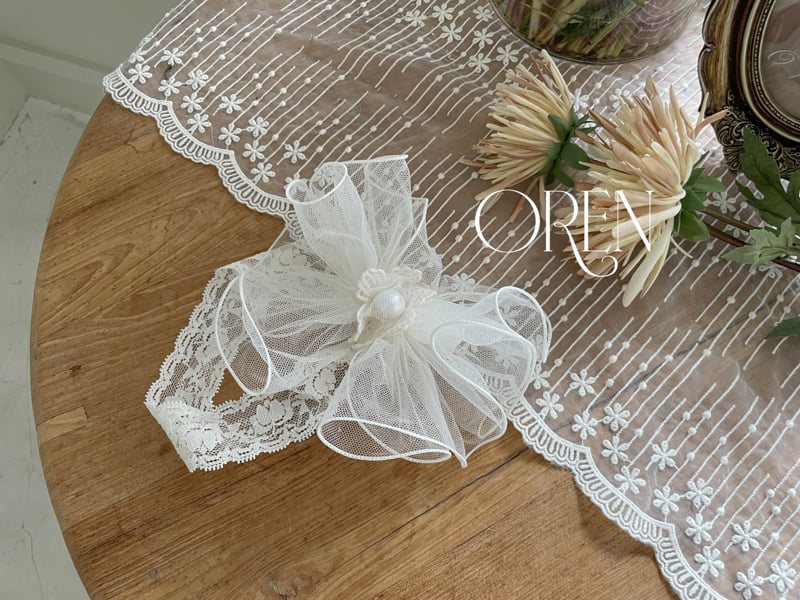 Oren - Korean Baby Fashion - #babyfever - Leah Round Ribbon Hairband - 6