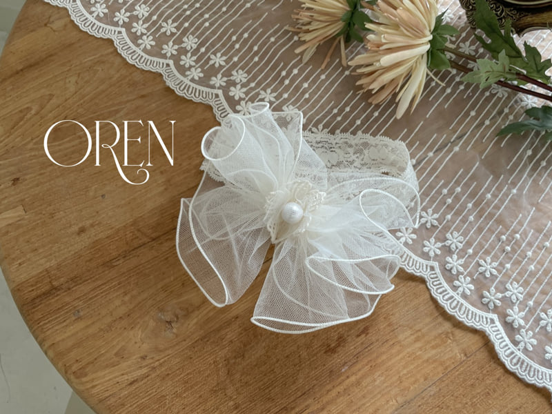 Oren - Korean Baby Fashion - #babygirlfashion - Leah Round Ribbon Hairband - 7
