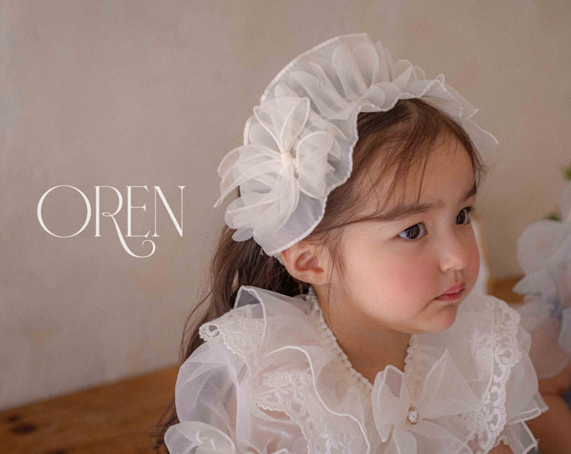 Oren - Korean Baby Fashion - #babygirlfashion - Emma Organza Cutting Hairband - 6
