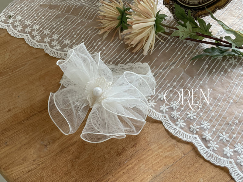 Oren - Korean Baby Fashion - #babylifestyle - Leah Round Ribbon Hairband - 8
