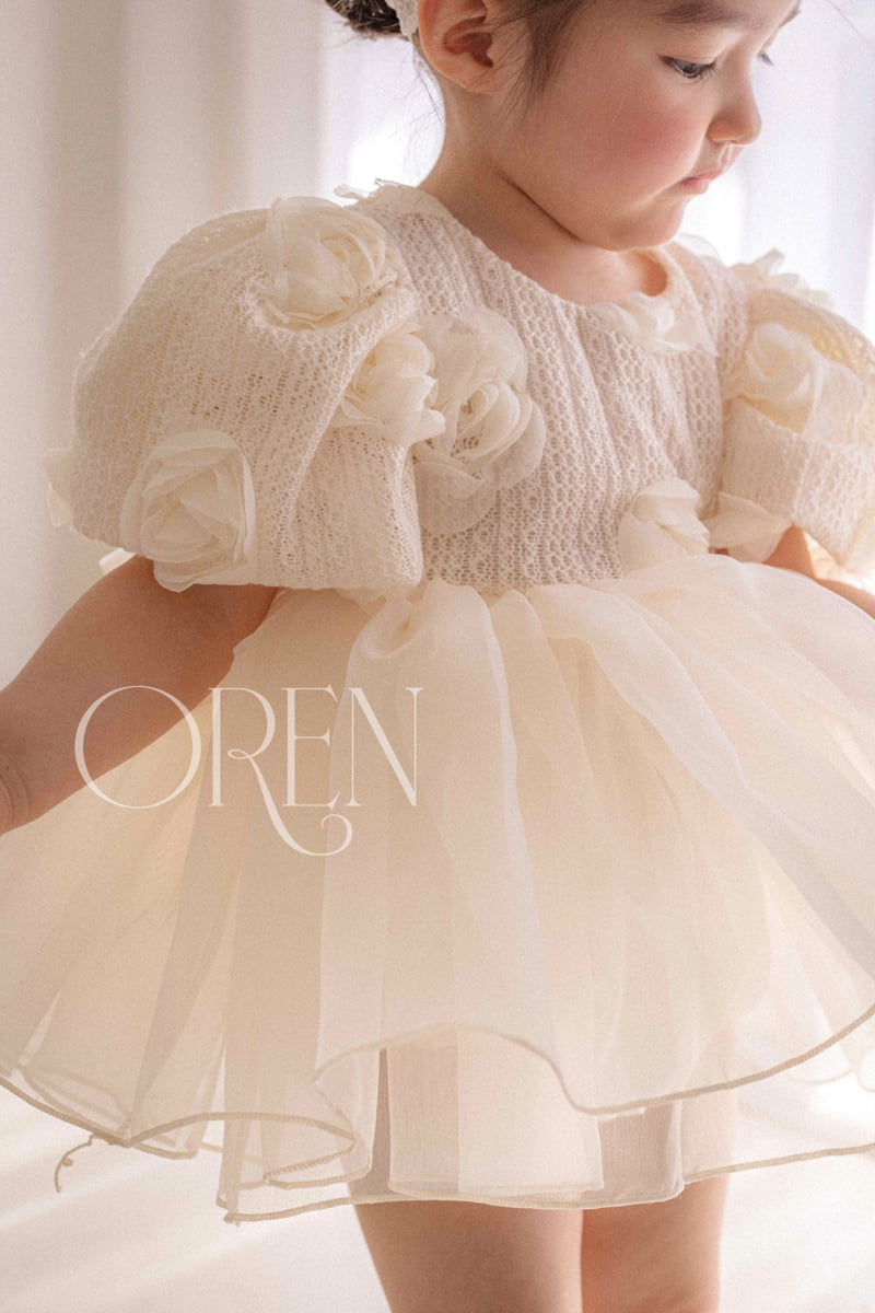Oren - Korean Baby Fashion - #babyoninstagram - Roseberry Organza Suit
