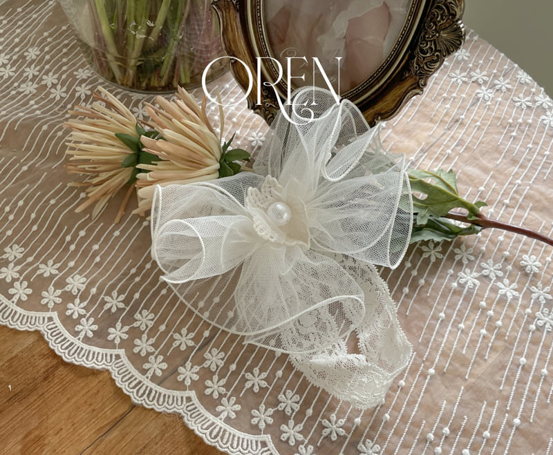 Oren - Korean Baby Fashion - #babyoninstagram - Leah Round Ribbon Hairband - 9