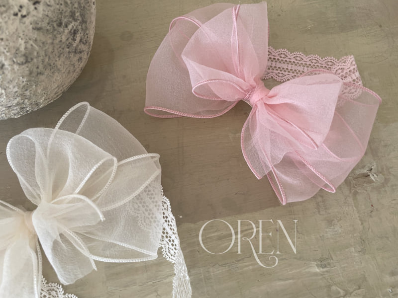 Oren - Korean Baby Fashion - #babyootd - Alice Double Ribbon Hairband - 12