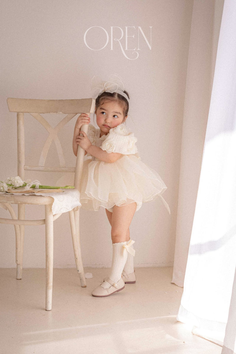 Oren - Korean Baby Fashion - #babyoutfit - Roseberry Organza Suit - 3