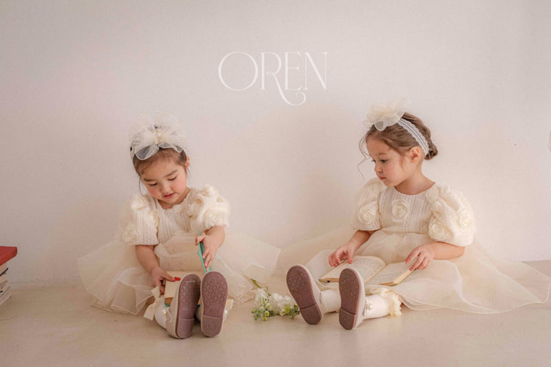 Oren - Korean Baby Fashion - #babyoutfit - Roseberry Organza Suit - 4