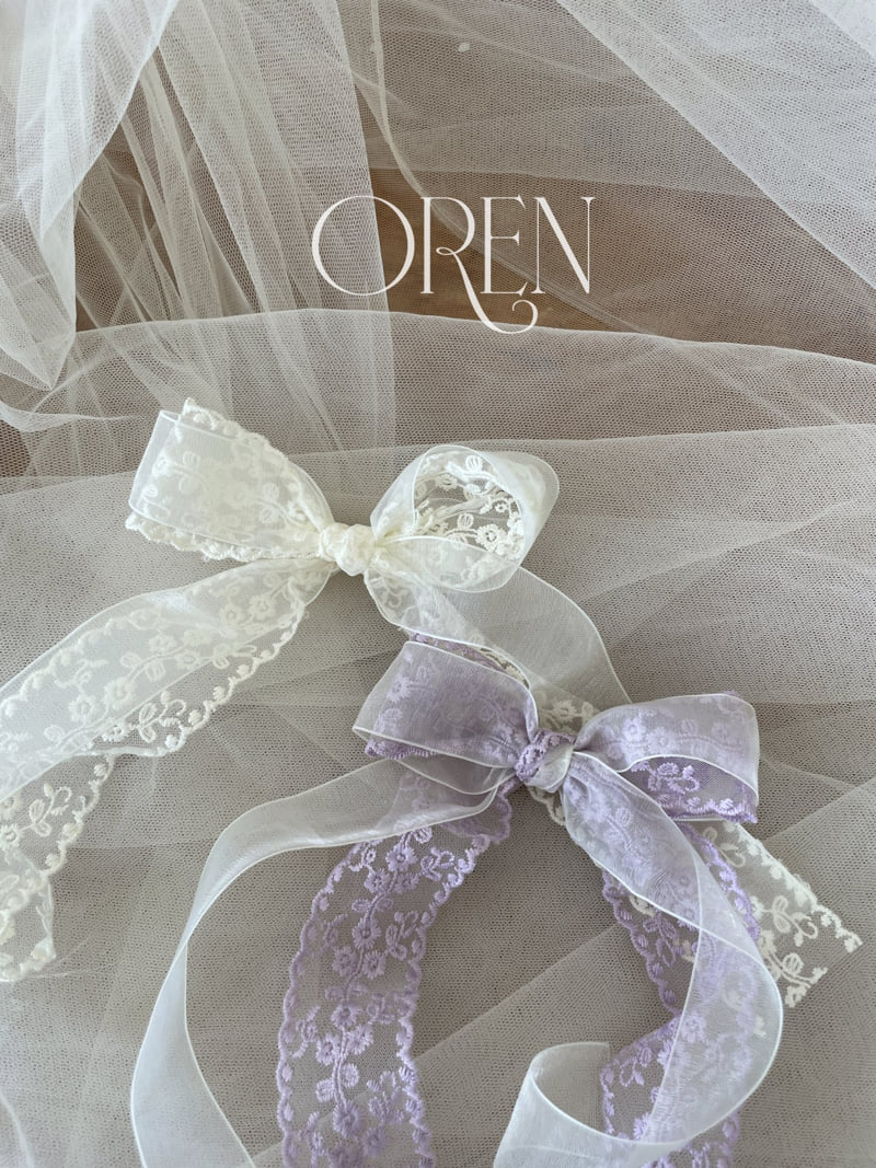 Oren - Korean Baby Fashion - #babyoutfit - Atte Double Ribbon Hair Clip - 8