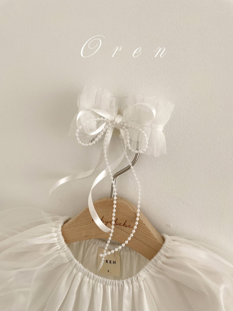 Oren - Korean Baby Fashion - #babyoutfit - Rachel Pearl Hair Clip - 6
