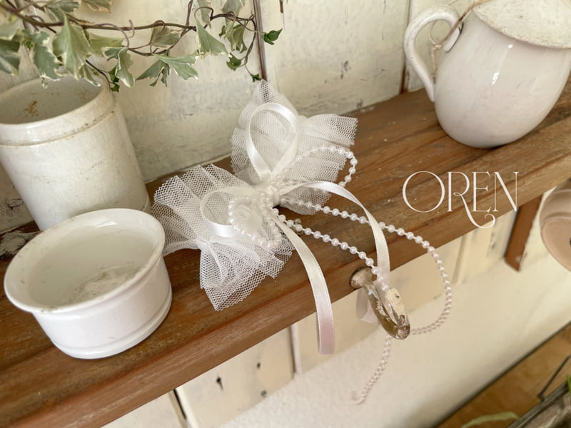Oren - Korean Baby Fashion - #onlinebabyboutique - Rachel Pearl Hair Clip - 8