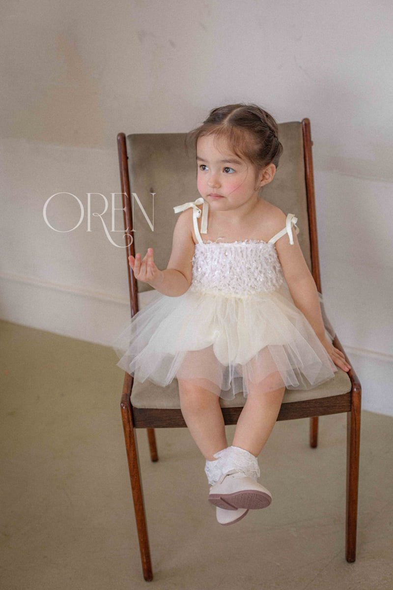 Oren - Korean Baby Fashion - #onlinebabyboutique - Alicia Tutu Suit - 4