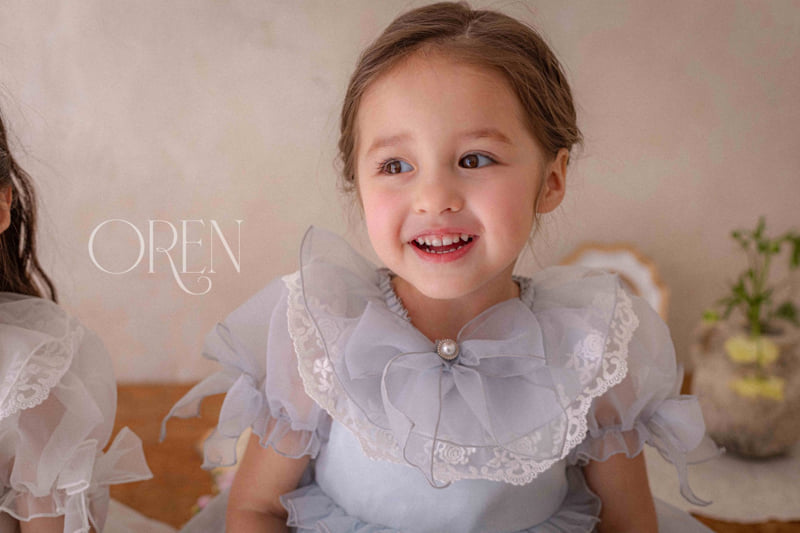 Oren - Korean Children Fashion - #Kfashion4kids - Kids Rachel Organza One-piece - 6