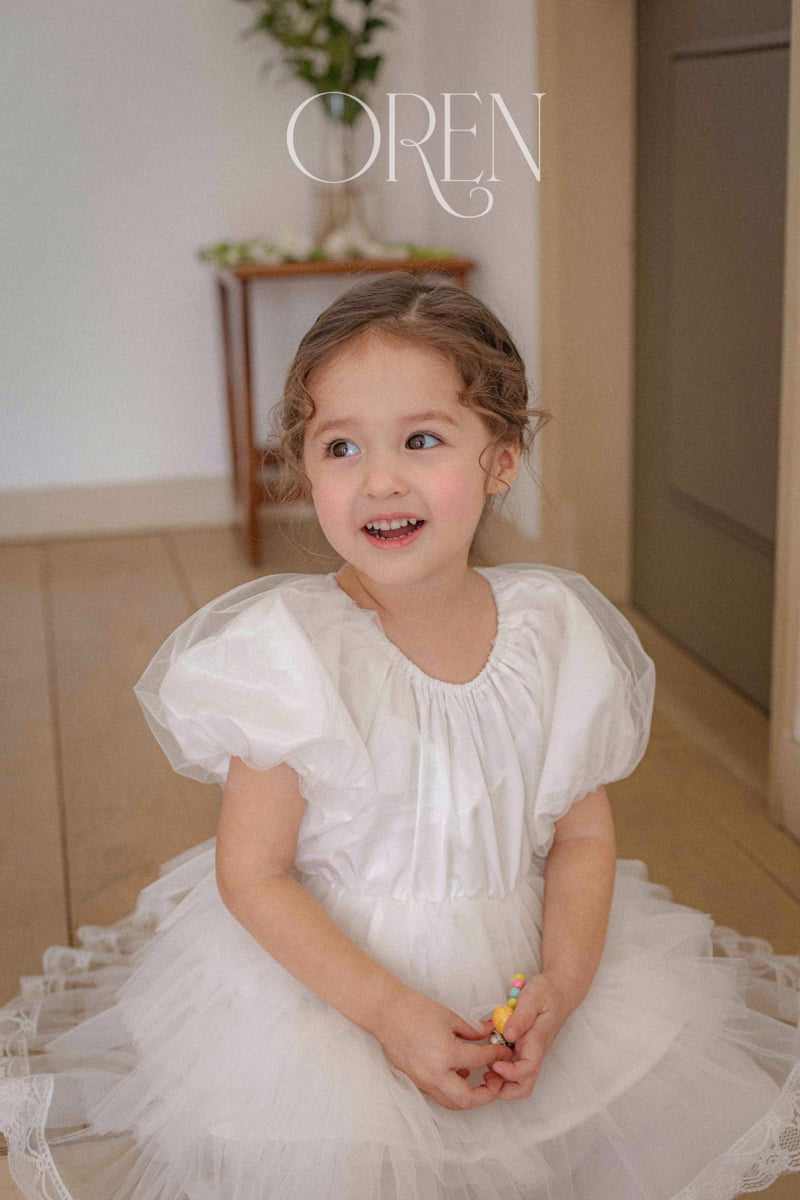 Oren - Korean Children Fashion - #childofig - Kids Lilysian Sha Cancan One-piece - 10