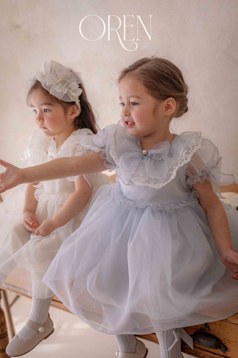 Oren - Korean Children Fashion - #kidsshorts - Kids Rachel Organza One-piece - 3