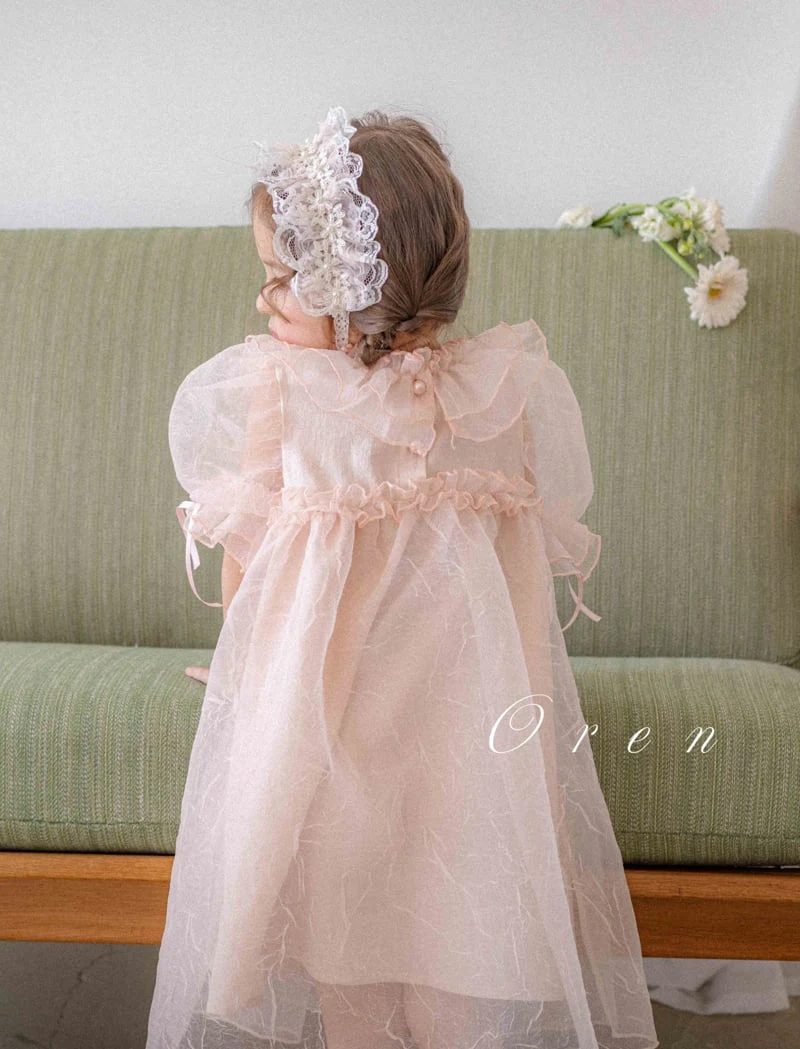 Oren - Korean Children Fashion - #kidsstore - Kids Sophie Organza One-piece - 6