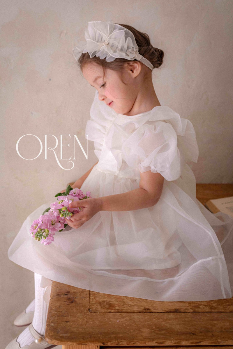 Oren - Korean Children Fashion - #prettylittlegirls - Ines Organza One-piece