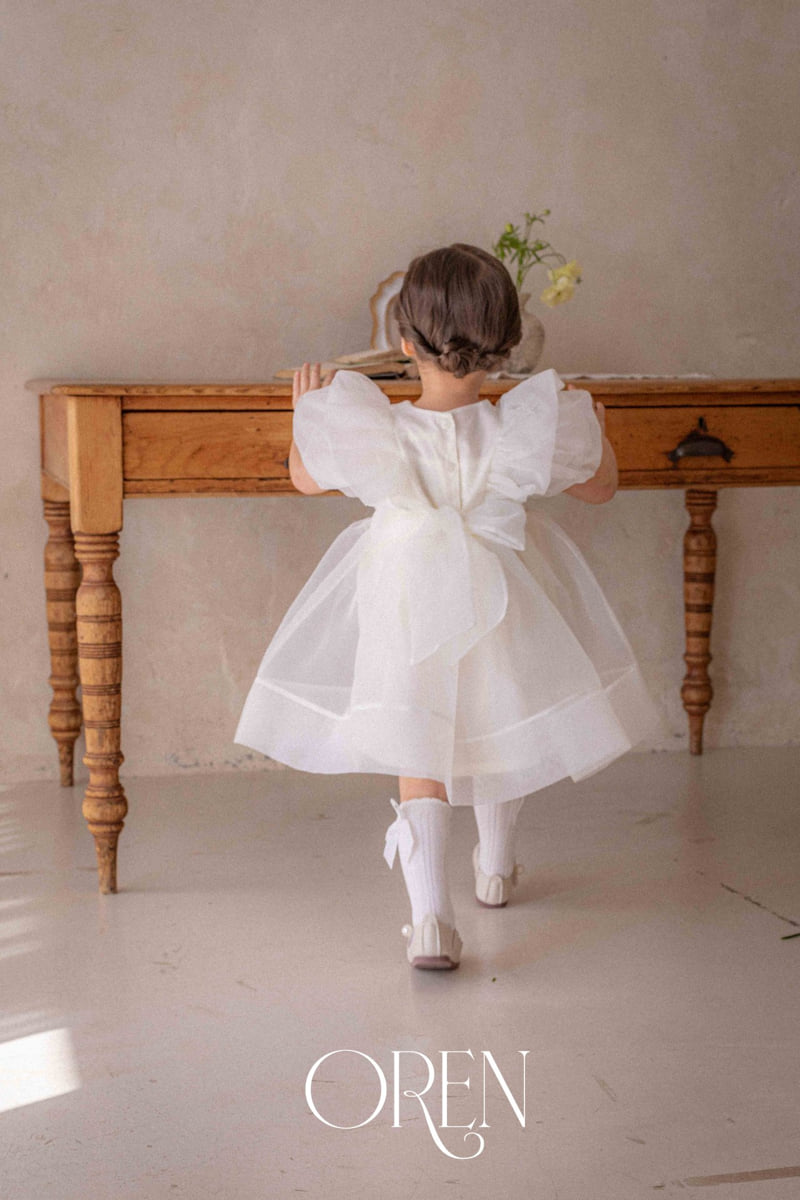 Oren - Korean Children Fashion - #toddlerclothing - Ines Organza One-piece - 4