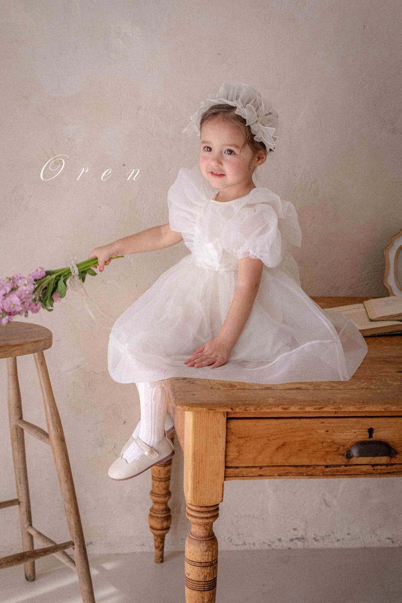 Oren - Korean Children Fashion - #todddlerfashion - Ines Organza One-piece - 2