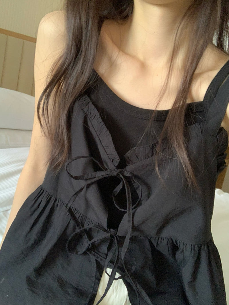 Osense - Korean Women Fashion - #pursuepretty - Shine Open Two Way Bustier Blouse - 3