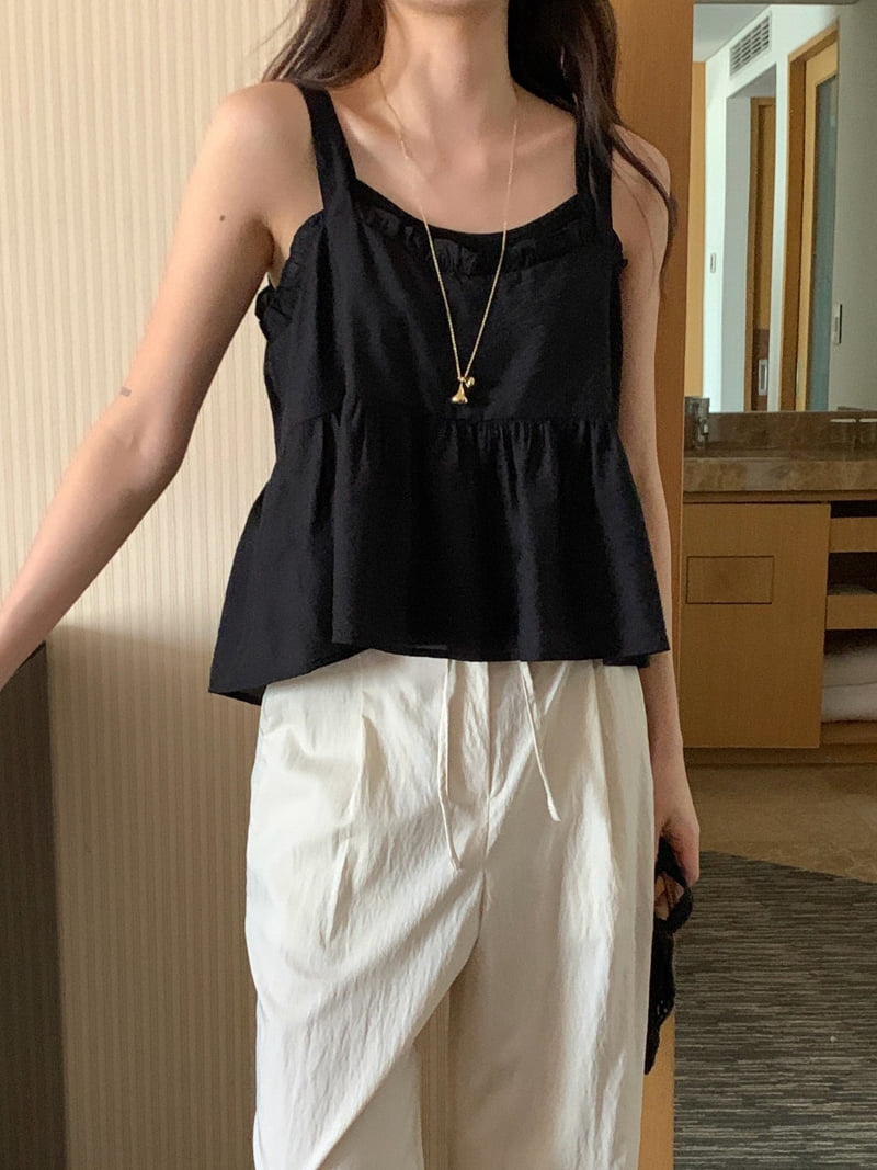 Osense - Korean Women Fashion - #vintageinspired - Shine Open Two Way Bustier Blouse