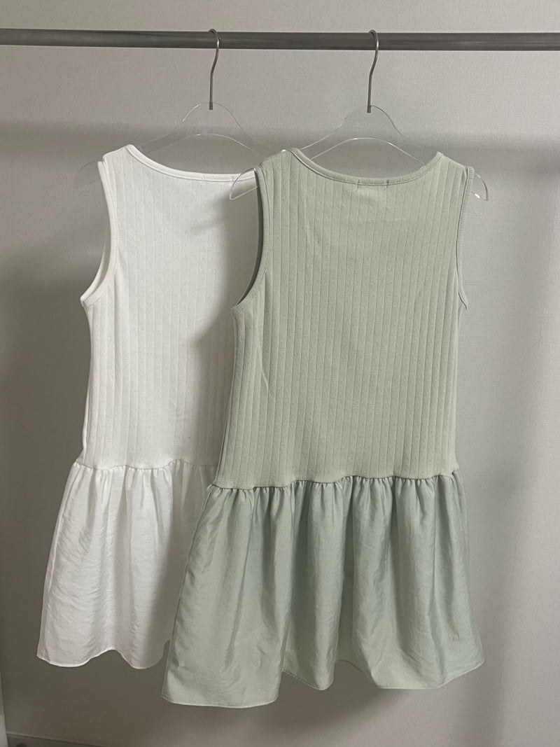 Osense - Korean Women Fashion - #womensfashion - Pure Punching Layered One-piece - 11
