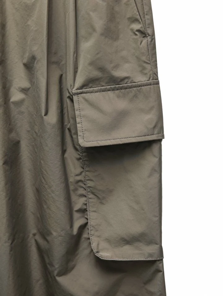 Paper Moon - Korean Women Fashion - #momslook - Nylon Cargo Wide Slacks - 11
