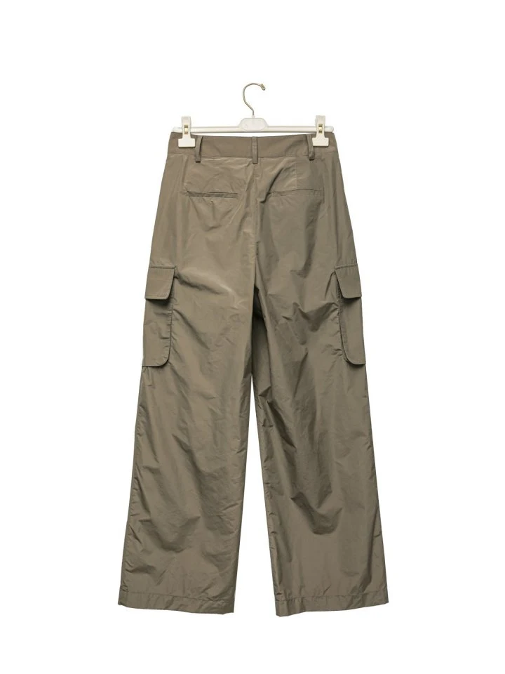 Paper Moon - Korean Women Fashion - #momslook - Nylon Cargo Wide Slacks - 7