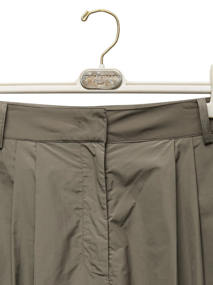 Paper Moon - Korean Women Fashion - #momslook - Nylon Cargo Wide Slacks - 9