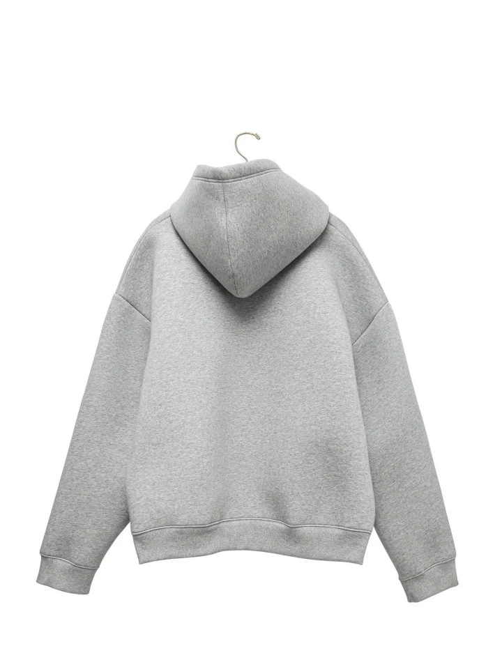 Paper Moon - Korean Women Fashion - #momslook - Oversized Neoprene Hoodie Sweatshirt - 10