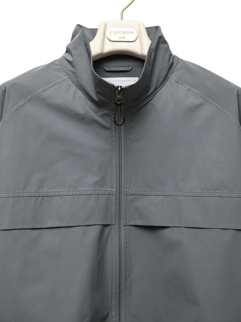 Paper Moon - Korean Women Fashion - #momslook - Renylon Color Block Detail Full Zipped Jacket - 10