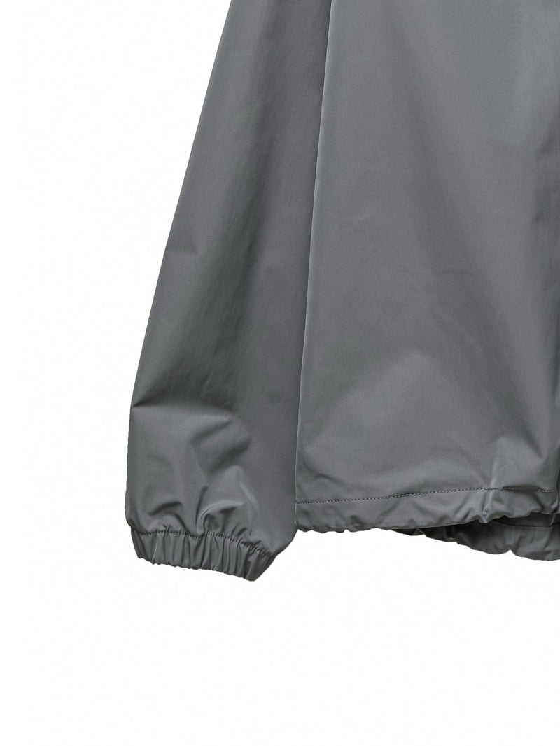 Paper Moon - Korean Women Fashion - #momslook - Renylon Color Block Detail Full Zipped Jacket - 12