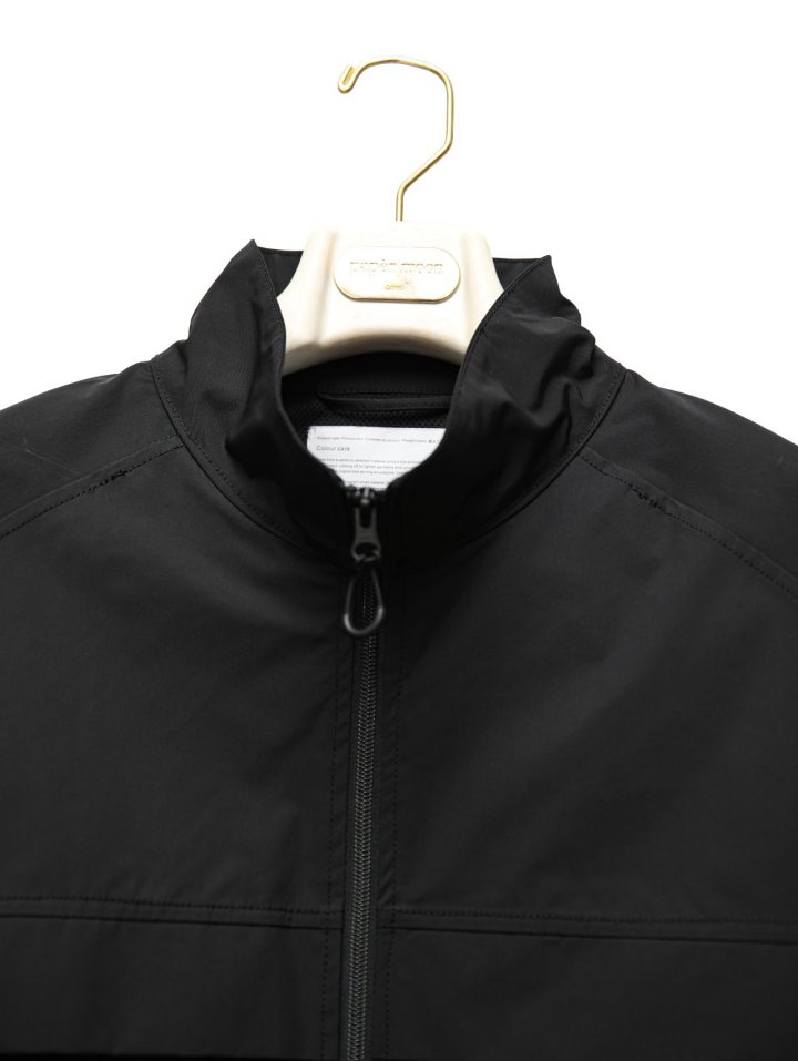 Paper Moon - Korean Women Fashion - #momslook - Renylon Color Block Detail Full Zipped Jacket - 11