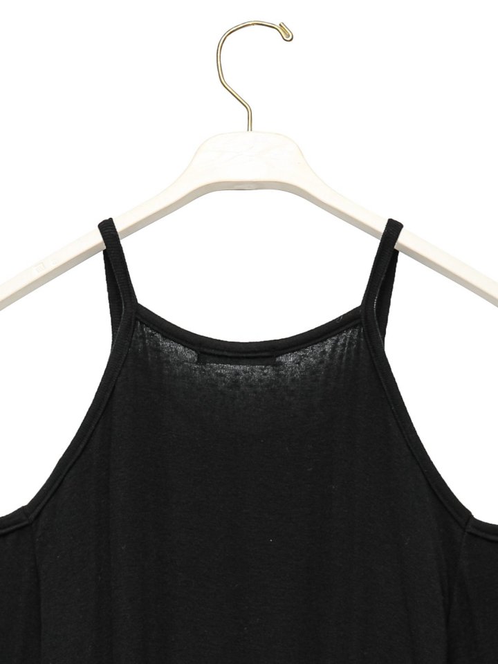 Paper Moon - Korean Women Fashion - #momslook - Oversized Soft Texture Cut Out Shoulder Detail Tee - 11