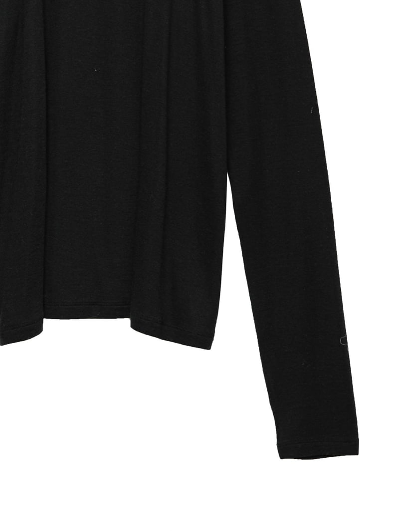 Paper Moon - Korean Women Fashion - #momslook - Oversized Soft Texture Cut Out Shoulder Detail Tee - 12