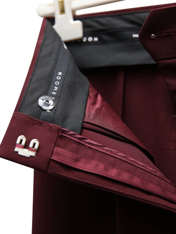 Paper Moon - Korean Women Fashion - #momslook - Tailored One Pin-tuck Wide Slacks - 11