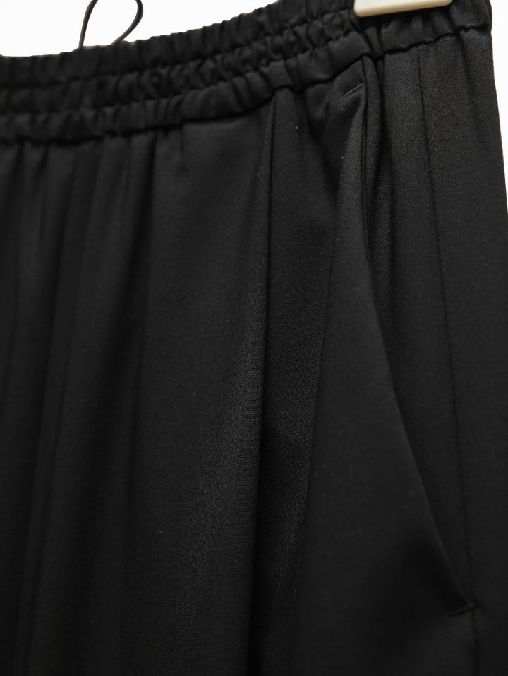 Paper Moon - Korean Women Fashion - #momslook - Banded String Wide Maxi Length Trousers - 6