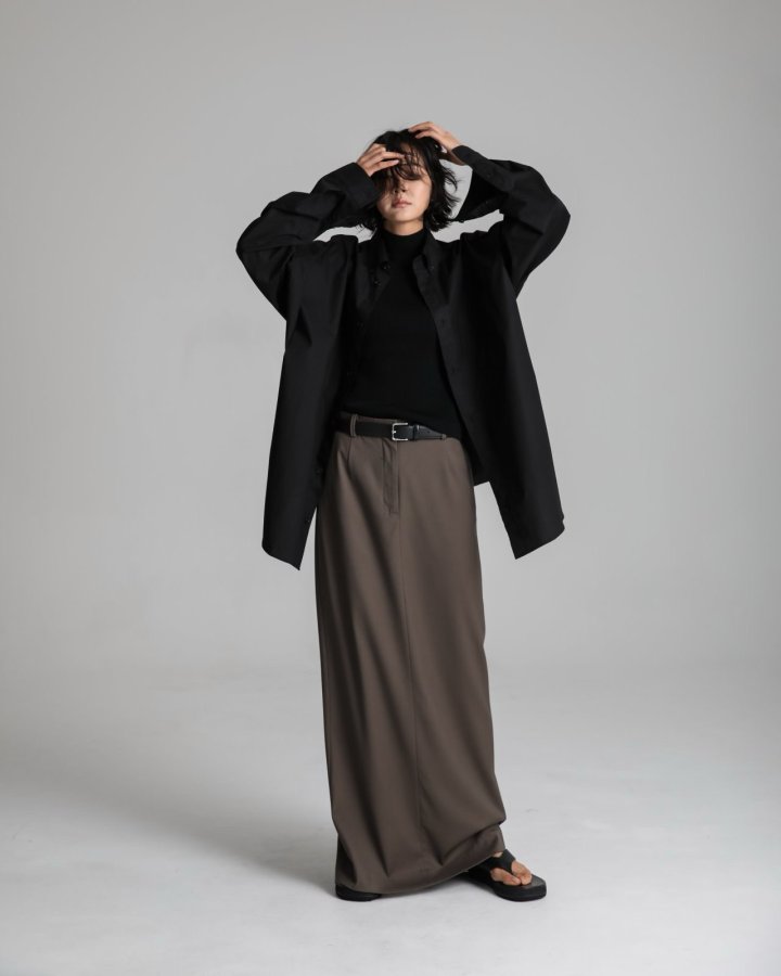 Paper Moon - Korean Women Fashion - #momslook - Oversized Cotton Pocket Detail Button Down Shirt - 3