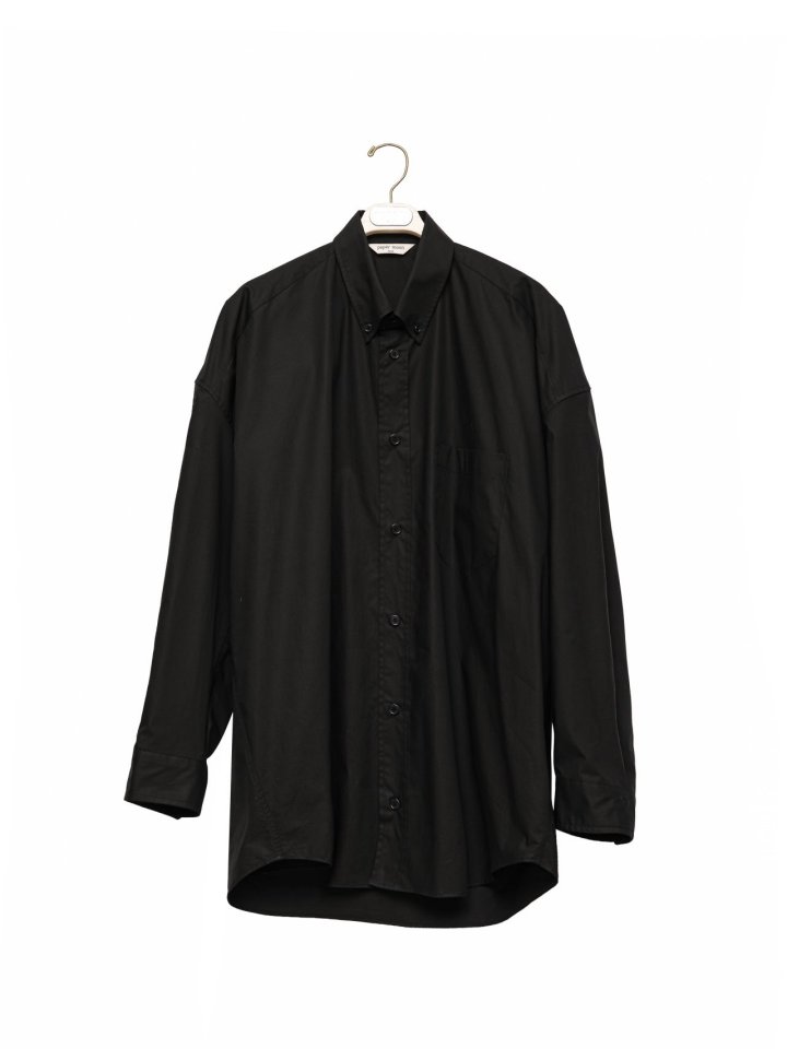 Paper Moon - Korean Women Fashion - #vintageinspired - Oversized Cotton Pocket Detail Button Down Shirt - 7