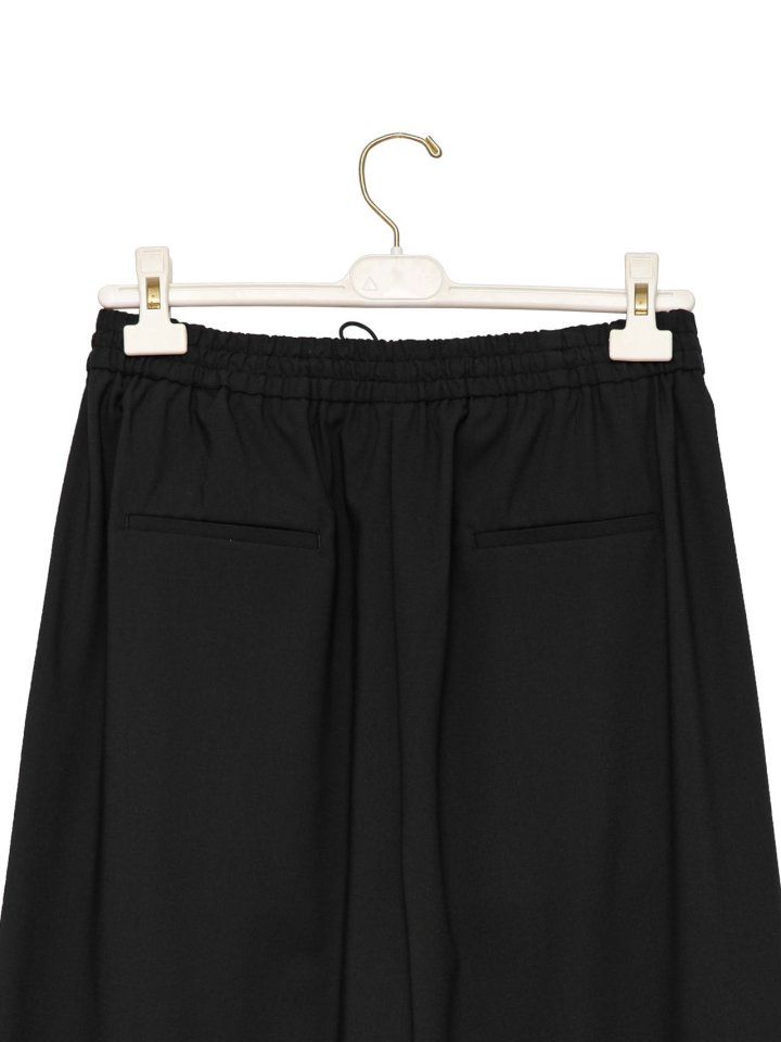 Paper Moon - Korean Women Fashion - #vintagekidsstyle - Banded String Wide Maxi Length Trousers - 11