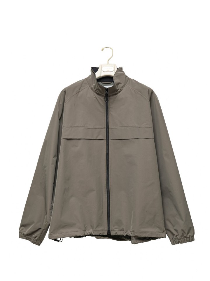 Paper Moon - Korean Women Fashion - #womensfashion - Renylon Color Block Detail Full Zipped Jacket - 9