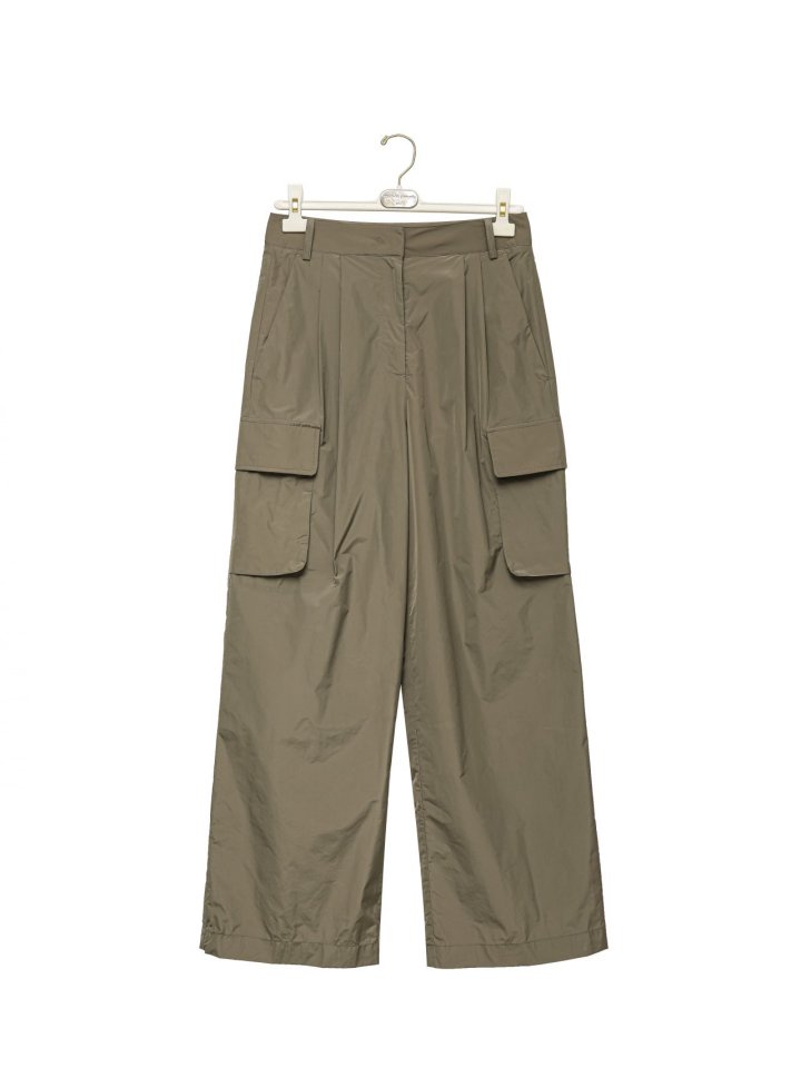 Paper Moon - Korean Women Fashion - #womensfashion - Nylon Cargo Wide Slacks - 6