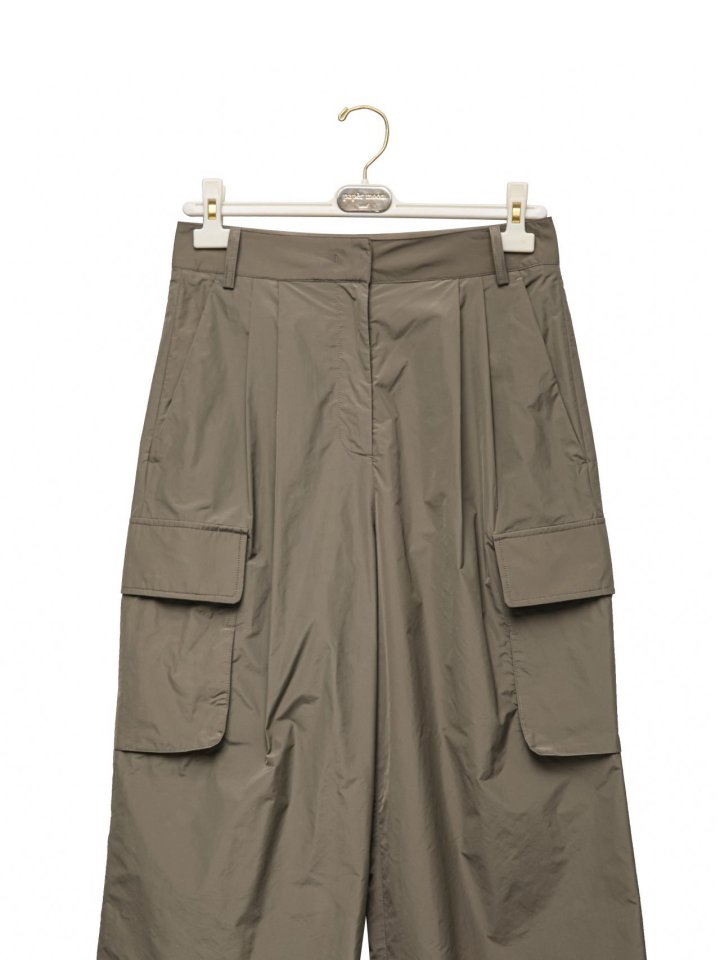 Paper Moon - Korean Women Fashion - #womensfashion - Nylon Cargo Wide Slacks - 8