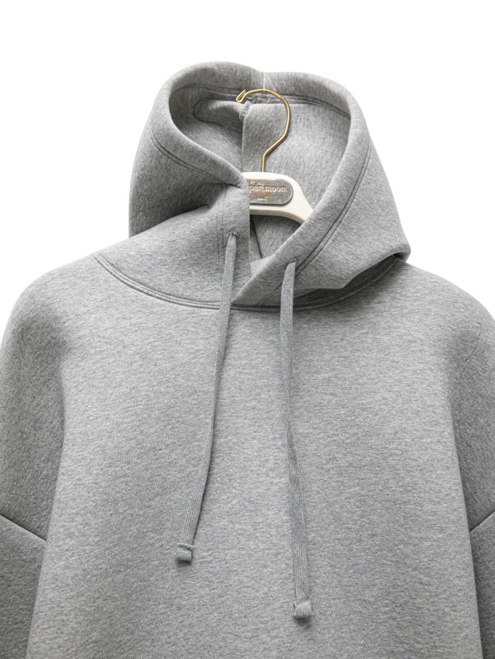 Paper Moon - Korean Women Fashion - #womensfashion - Oversized Neoprene Hoodie Sweatshirt - 11