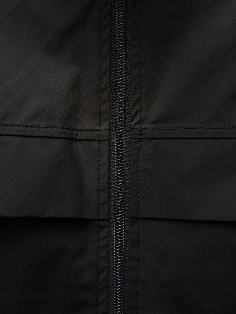 Paper Moon - Korean Women Fashion - #womensfashion - Renylon Color Block Detail Full Zipped Jacket - 12