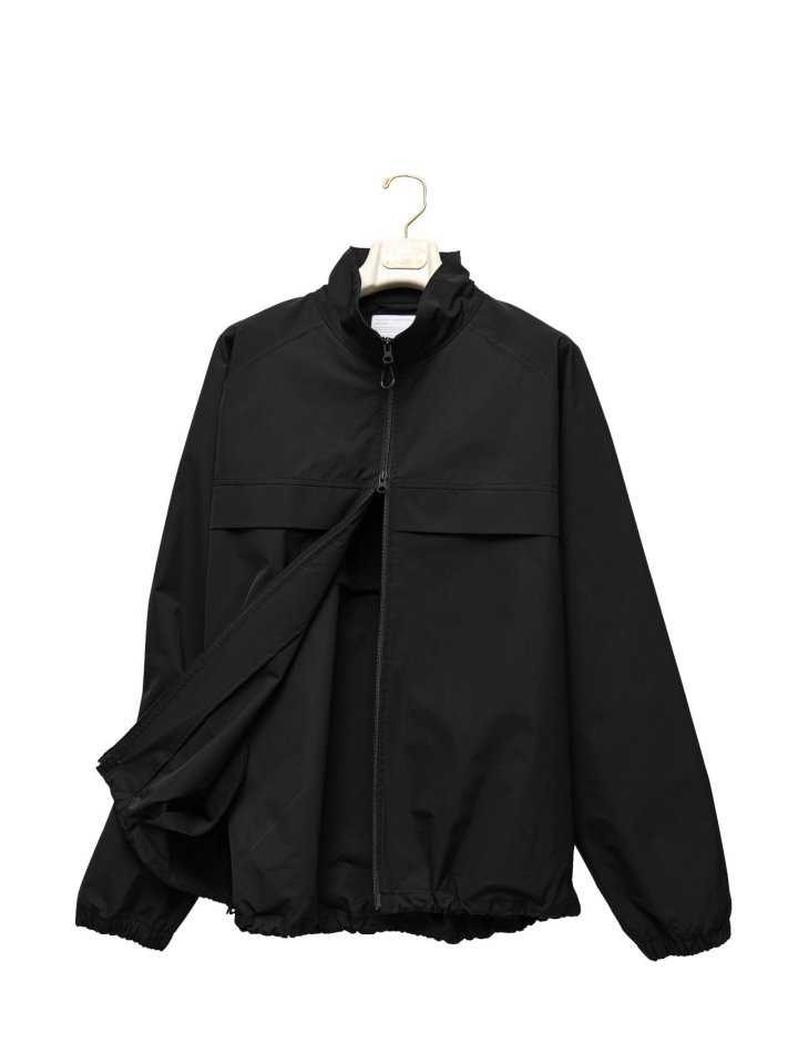 Paper Moon - Korean Women Fashion - #womensfashion - Renylon Color Block Detail Full Zipped Jacket - 8