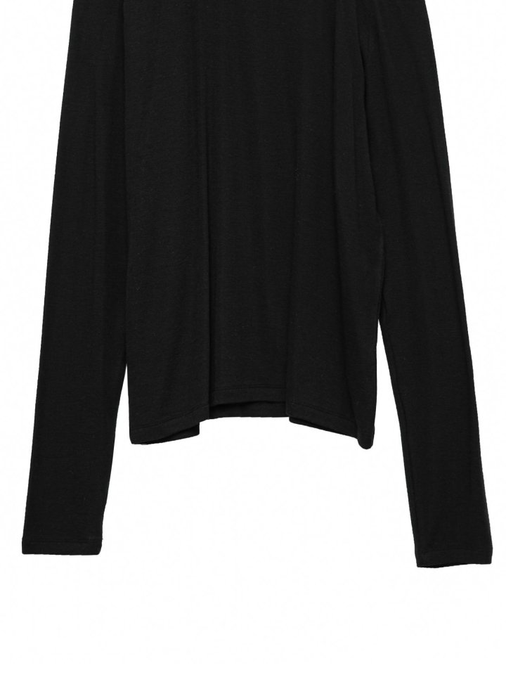 Paper Moon - Korean Women Fashion - #womensfashion - Oversized Soft Texture Cut Out Shoulder Detail Tee - 10