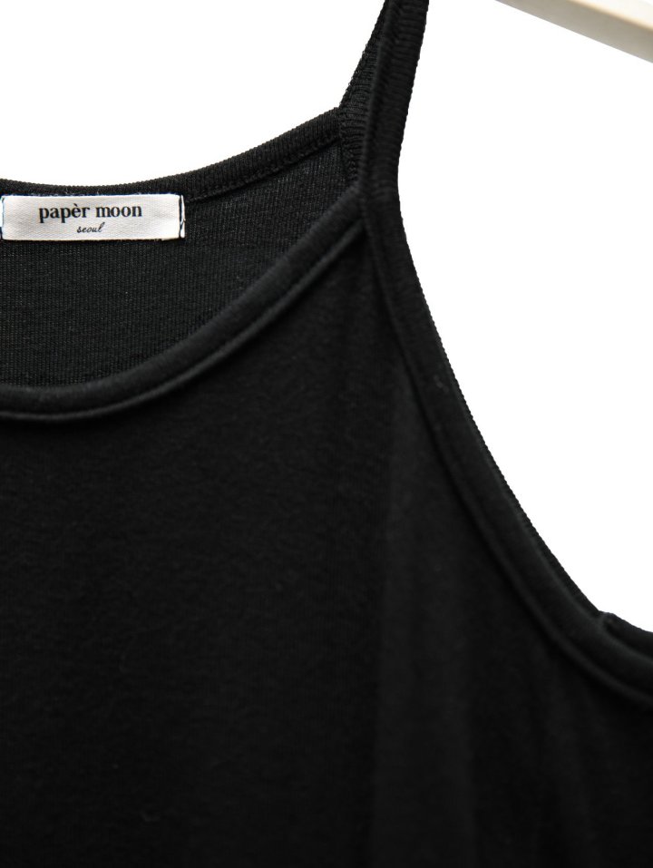Paper Moon - Korean Women Fashion - #womensfashion - Oversized Soft Texture Cut Out Shoulder Detail Tee - 8