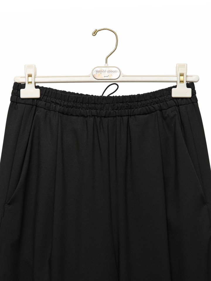 Paper Moon - Korean Women Fashion - #womensfashion - Banded String Wide Maxi Length Trousers - 5