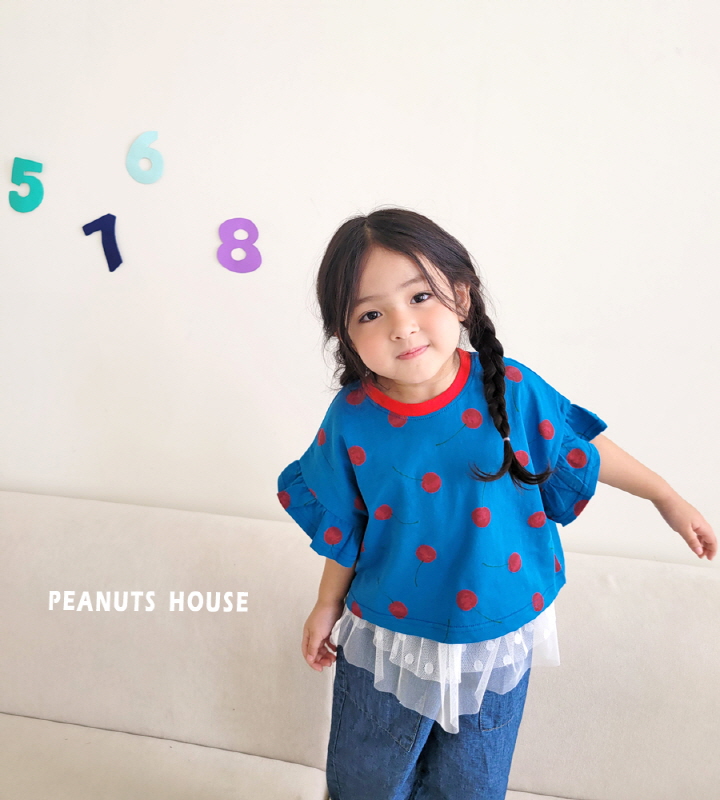 Peanuts - Korean Children Fashion - #childofig - Dot Mesh Skirt - 5