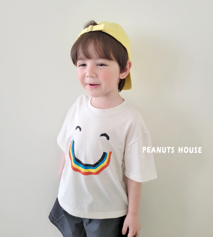 Peanuts - Korean Children Fashion - #childofig - Rainbow Smile Tee - 6
