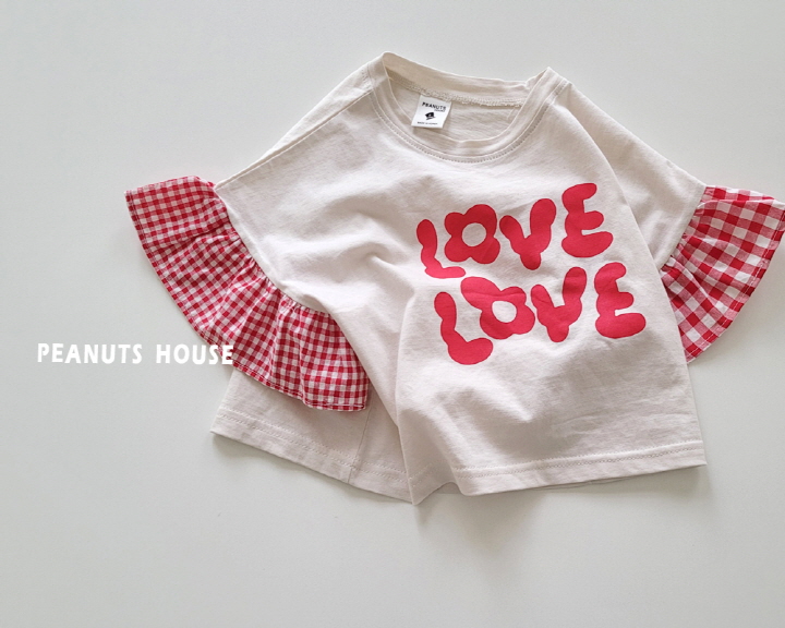 Peanuts - Korean Children Fashion - #childofig - Love Check Tee - 12