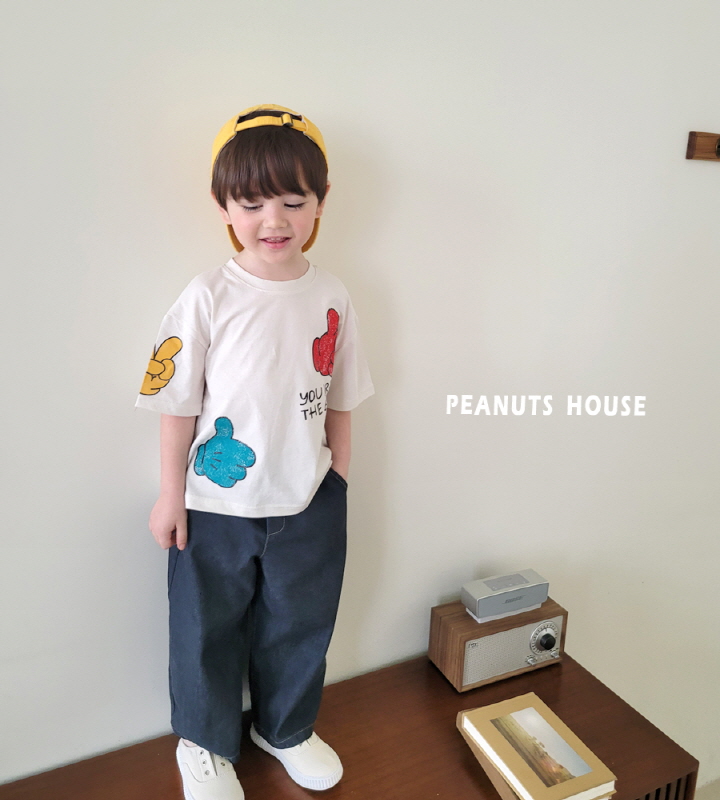 Peanuts - Korean Children Fashion - #childrensboutique - Cotton Jeans - 5